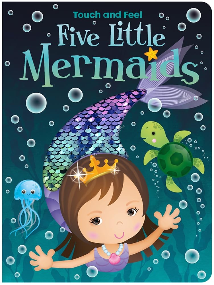Five Little Mermaids Touch and Feel - 9781648335501 Books Deal and Book promotions in Sri Lanka
